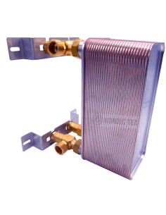 Výmenník tepla Nordic Tec 40 platní pre plynový kotol 18 kW 2