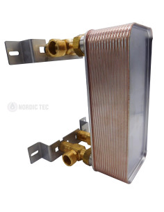 kondenzacny kotol Výmenník tepla Nordic Tec Ba-16-24 1" 15-30 kW 2