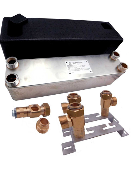 výmenník komplet 20 dosiek 110 kw Ba-60-20