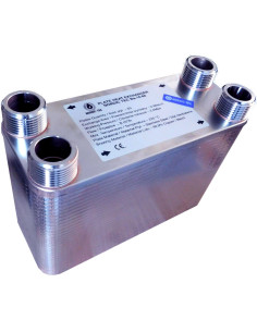 Výmenník tepla Nordic Tec Ba-16-50 - 1" 55 kW pre malé tepelné čerpadlo