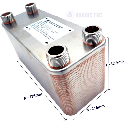 warmtepompen 10 kw warmtewisselaars Nordic Tec
