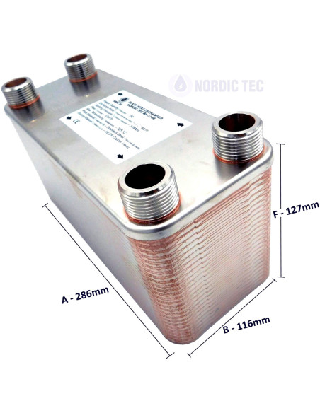 warmtepompen 10 kw warmtewisselaars Nordic Tec
