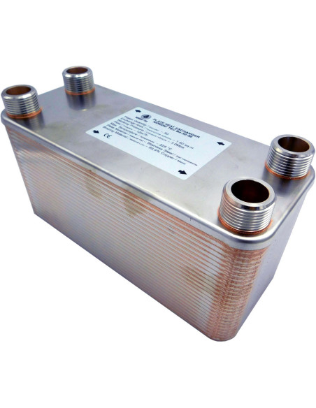 warmtepompen 12 kw warmtewisselaars 1 1/4" Nordic Tec