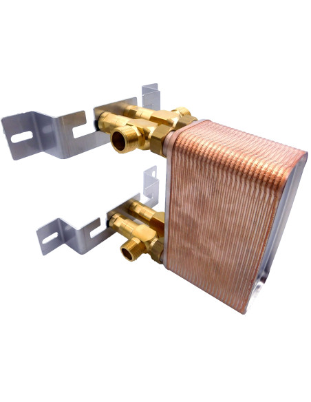 60-Doskový Výmenník tepla Nordic Tec Ba-12-60 3/4" 18-40 kW