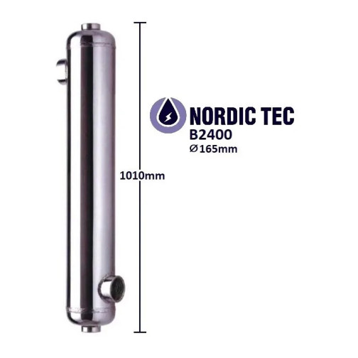 Výmenník tepla bazénový oceľový Nordic Tec B2400 700kW