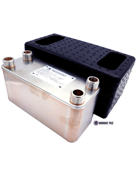 Doskový tepelný výmenník 2" - NORDIC TEC Ba-115-150 DN50 izolacia
