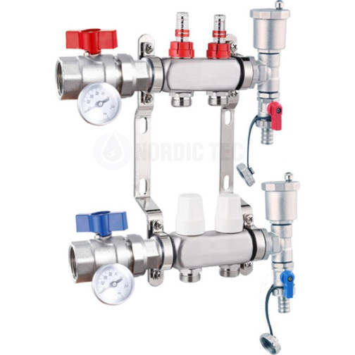 Nerezový rozdeľovač Nordic Tec INOX 2 okruhy