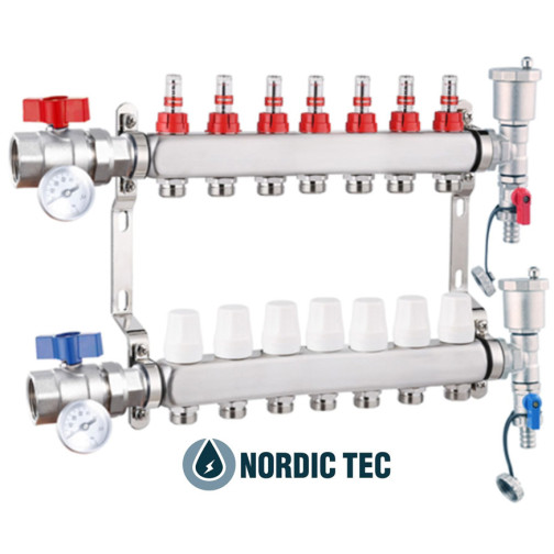 Nerezový rozdeľovač INOX 7 okruhov