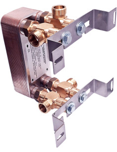 kondenzacny kotol Výmenník tepla Nordic Tec Ba-16-24 1" 15-30 kW 2