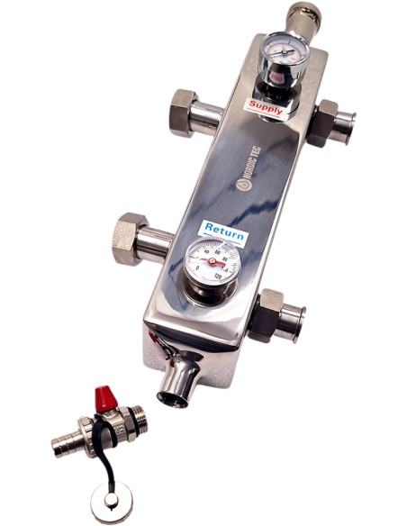 Anuiloid s ventilom - Nordic Tec + Manometer a Termometer