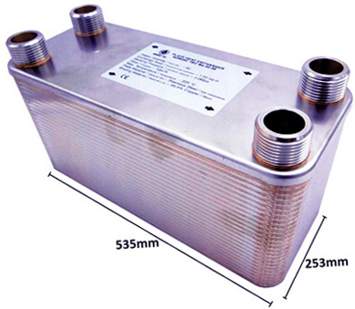 Výmenník tepla 2" - NORDIC TEC Ba-115-140